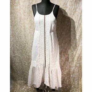 🪩 Jolt White Bohemian Dress S